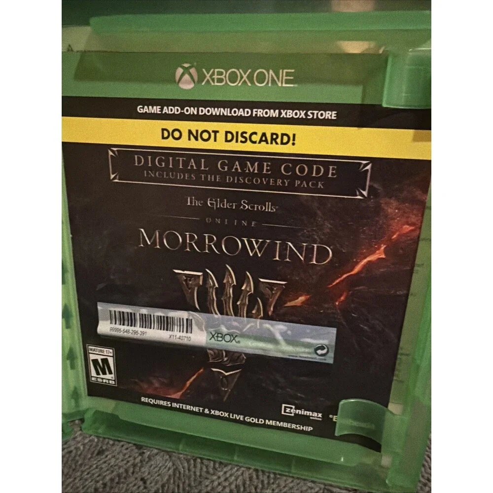 Elder Scrolls Online: Morrowind, Bethesda, Xbox One Game Excellent Condition